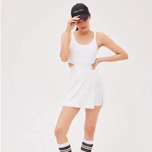 Outdoor Voices Court Dress in Brilliant White- XS